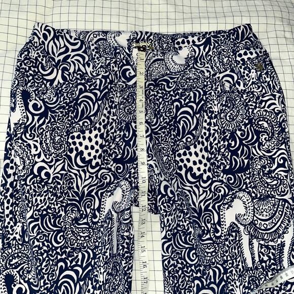Lilly Pulitzer Luxletic Corso Pants in High Tide Navy Purrfect Set Golf - Picture 8 of 9